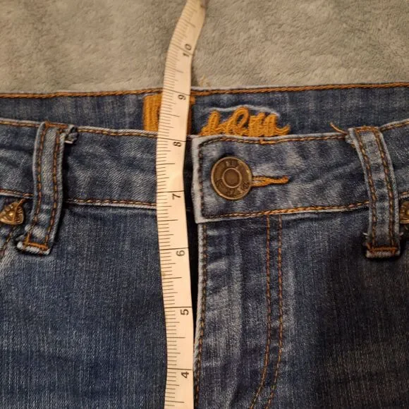 Kut From The Kloth Cut-Off Shorts Women 2 Blue Denim Gidget Daisy Dukes - Picture 8 of 11